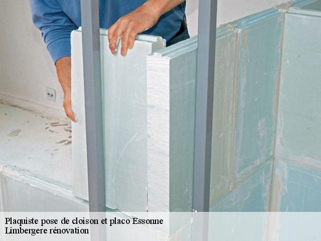 Plaquiste pose de cloison et placo 91 Essonne  Limbergere rénovation