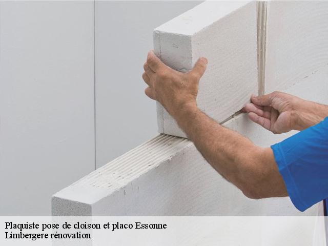 Pose de cloison