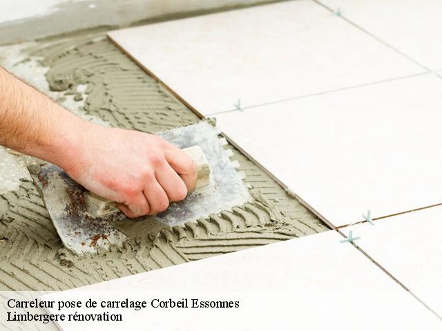 Carreleur pose de carrelage  corbeil-essonnes-91100 Limbergere rénovation