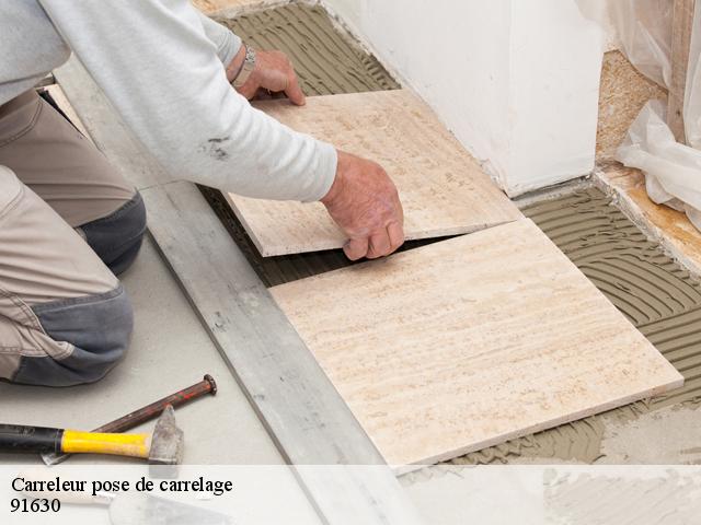 Carreleur pose de carrelage 91630