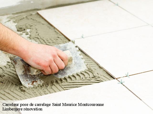 Carreleur pose de carrelage  saint-maurice-montcouronne-91530 Limbergere rénovation
