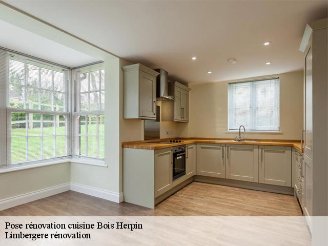 Pose rénovation cuisine  bois-herpin-91150 Limbergere rénovation
