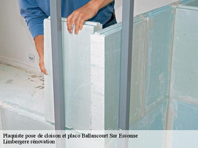 Plaquiste pose de cloison et placo  ballancourt-sur-essonne-91610 Limbergere rénovation