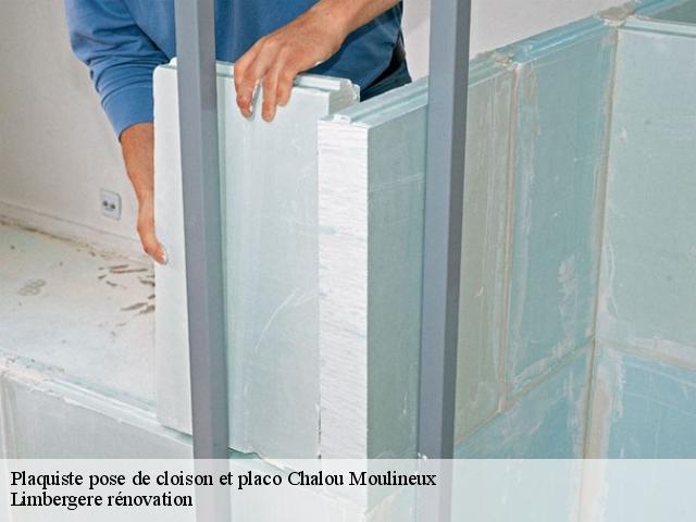 Plaquiste pose de cloison et placo  chalou-moulineux-91740 Limbergere rénovation