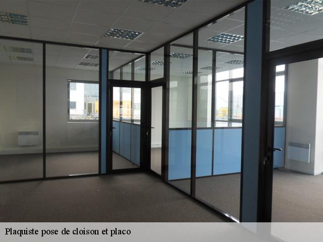 Pose de cloison