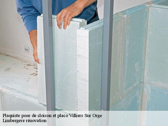 Plaquiste pose de cloison et placo  villiers-sur-orge-91700 Limbergere rénovation