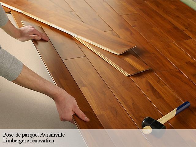 Pose de parquet  avrainville-91630 Limbergere rénovation