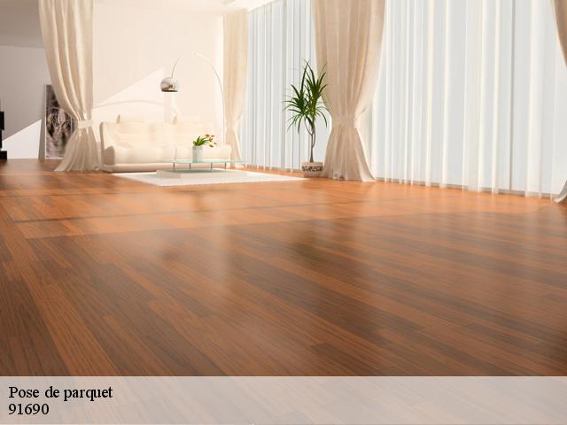 Pose de parquet 91690