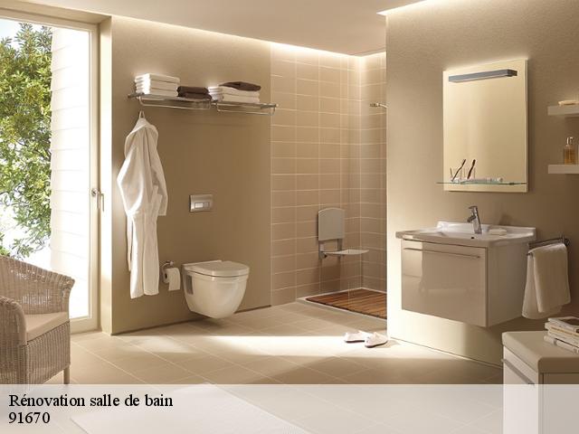 Rénovation salle de bain  91670